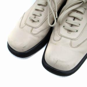 Salvatore Ferragamo スニーカー レザーシューズ ローカット 7.5 25.8cm 白 ホワイト /SM7 GY53