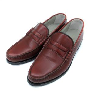 worth collection コインローファー レザー 24cm 茶 ブラウン /SM1 GY53