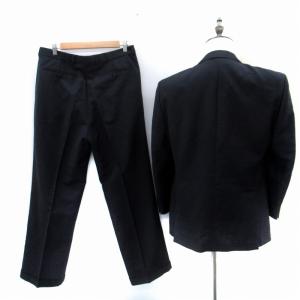 dunhill スーツ セットアップ 上下 テーラードジャケット ミドル丈 シングルボタン スラックスパンツ アンクル丈