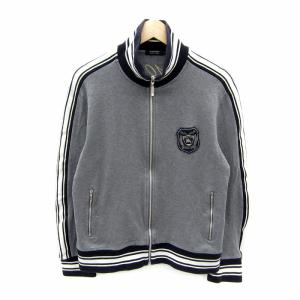 トラックジャケット ミドル丈 ロゴワッペン 刺繍 3 グレー /SY27 GY53