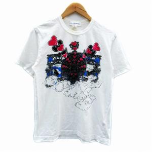 × ニコラ ビュフ NICOLAS BUFFE Tシャツ カットソー 半袖 ラウンドネック プリント L
