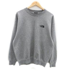 トレーナー スウェット クルーネック プリント L グレー 黒 ブラック /HO33 NT62335X