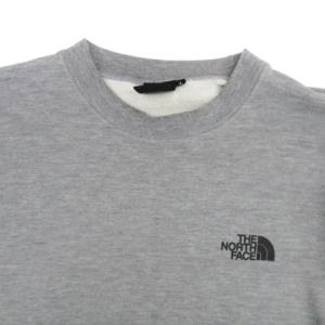 THE NORTH FACE トレーナー スウェット クルーネック プリント L グレー 黒 ブラック /HO33 NT62335X