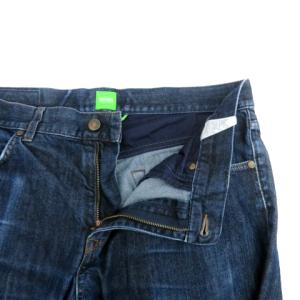 HUGO BOSS デニムパンツ ジーンズ ストレートパンツ アンクル丈 34/30 M 紺 ネイビー /HO15 GY53