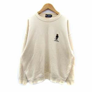 ラルフローレン RALPH LAUREN トレーナー スウェット ラウンドネック ポロベア ロゴ刺繍 L