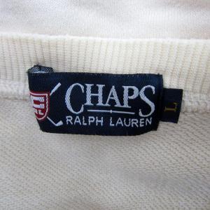 CHAPS ラルフローレン RALPH LAUREN トレーナー スウェット ラウンドネック ポロベア ロゴ刺繍 L