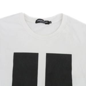 UNDERCOVER TEE BASIC U Tシャツ カットソー クルーネック 半袖 プリント L オフホワイト 黒 ブラック