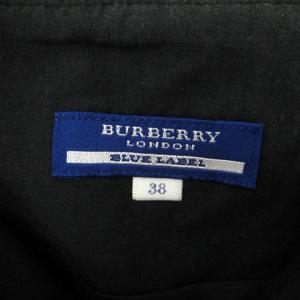 BURBERRY BLUE LABEL フレアスカート ひざ丈 チェック柄 カシミヤ混 38 M 黒 ブラック /SY11 GY53