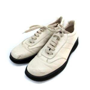 SPORTS レザーシューズ レースアップ 8.5 26.5cm 白 ホワイト /SM6 GY53