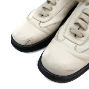 Salvatore Ferragamo SPORTS レザーシューズ レースアップ 8.5 26.5cm 白 ホワイト /SM6 GY53