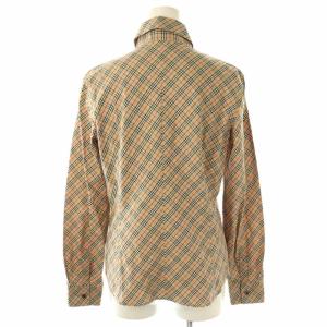 BURBERRY BLUE LABEL シャツ ノバチェック ナイト刺繍  長袖 38 ベージュ マルチカラー /ES GY53