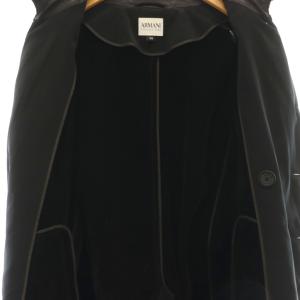 ARMANI COLLEZIONI ダブルコート アウター 50 ブラック /CX GY53