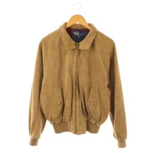 90s ヴィンテージ スウィングトップジャケット 裏地チェック M ベージュ