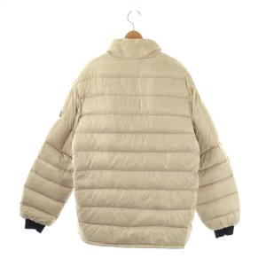 MONCLER SMQ-110 アシックス期 ダウンジャケット ロゴ JASPO L アイボリー /ES GY53