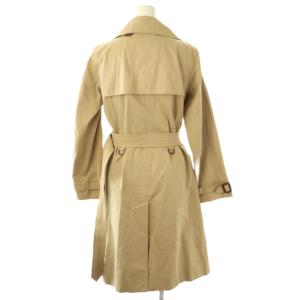 BURBERRY LONDON ダブルトレンチコート ノバチェック ベルト付き 36 ベージュ /CX GY53