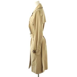 BURBERRY LONDON ダブルトレンチコート ノバチェック ベルト付き 36 ベージュ /CX GY53