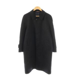 ステンカラーコート S ネイビー