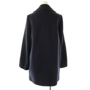 STELLA McCARTNEY ウール ダブルコート 38 ネイビー