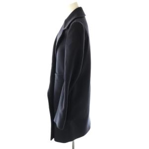 STELLA McCARTNEY ウール ダブルコート 38 ネイビー