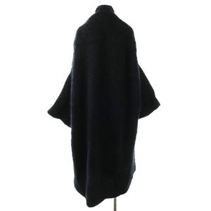 JIL SANDER アルパカ混 ニットコート コーディガン 34 ネイビー