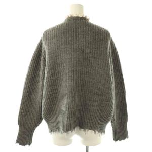 MADISONBLUE 22AW パール装飾 カーディガン 01 グレー