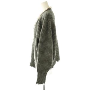 MADISONBLUE 22AW パール装飾 カーディガン 01 グレー
