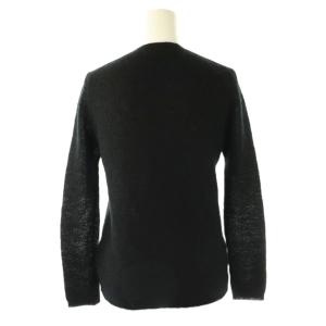 Yohji Yamamoto +NOIR カーディガン ニット モヘヤ 3 ブラック /ES GY57