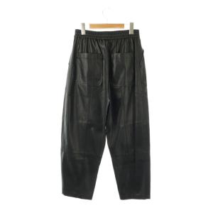 3.1 phillip lim エコレザーパンツ テーパード XS 濃紺 F221-5852VPL /NR GY57