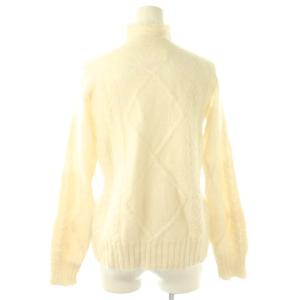 Maison Margiela 白タグ 18AW モヘア ウール ハイネック ニット セーター S オフホワイト /DF GY57