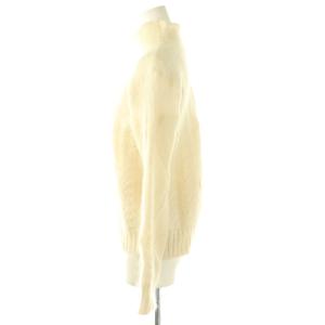 Maison Margiela 白タグ 18AW モヘア ウール ハイネック ニット セーター S オフホワイト /DF GY57