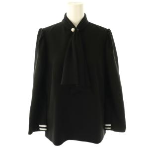 ブラウス ボウタイ プルオーバー 38 ブラック /DF GY57