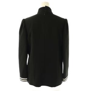 BORDERS at BALCONY ブラウス ボウタイ プルオーバー 38 ブラック /DF GY57