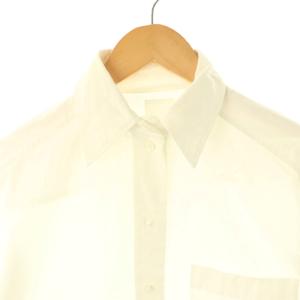 VALENTINO LE BLANC 20SS シャツ クロップド 長袖 36 ホワイト /DF GY57