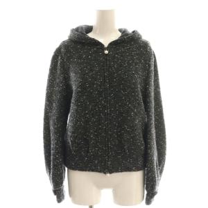 パーカー ジップアップ ツイード 36 グレー /AT OS GY57