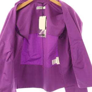 JIL SANDER ジャケット シルク混 34 紫 パープル /NR GY57