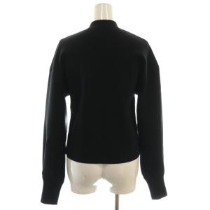 Chloe レースアップ ニットジャケット ブルゾン XS ブラック /DF GY57