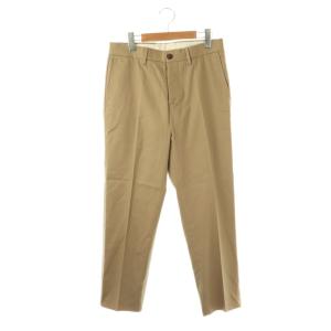19SS スラックス パンツ テーパード ボタンフライ 44 ベージュ /NR GY57