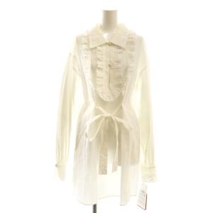 シャツ ワンピース 38 ホワイト