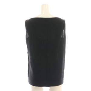 HERMES マルジェラ期 ノースリーブニット カシミヤ シルク混 SM ブラック