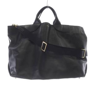 ラージ ショルダー トートバッグ 2way ブラック
