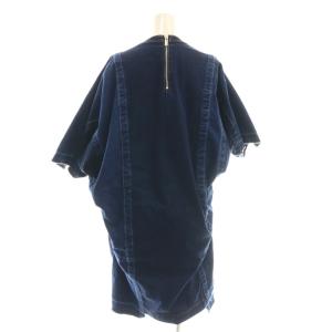 sacai デニムワンピース ミニ 半袖 1 紺 ネイビー /AT OS GY57