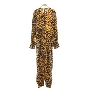 STELLA McCARTNEY オールインワン 長袖 レオパード柄 シルク 44 マルチカラー /DO GY57