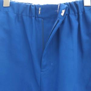 ENFOLD 23年 ワイドパンツ コットン 36 青 ブルー /AT OS GY57