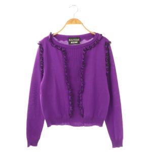 ニット カットソー I42 パープル ブラック /DO GY57