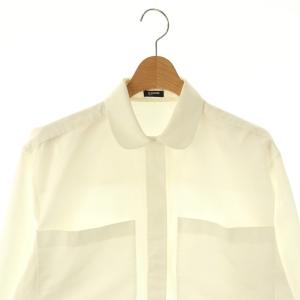 JIL SANDER ネイビー NAVY シャツ 34 オフホワイト /DO GY57