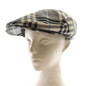 BURBERRY BLUE LABEL ハンチングキャップ 帽子 57cm グレー /SS OS GY57