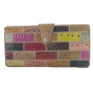 DOLCE&GABBANA 長財布 二つ折り 型押し レザー ピンク /YO3 GY57