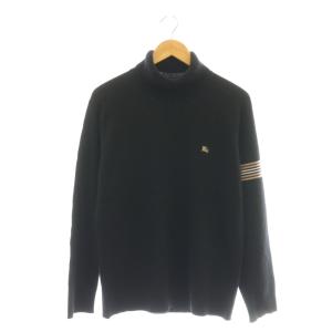 ニット セーター 長袖 タートルネック ウール カシミヤ混 3 黒 /NR GY57