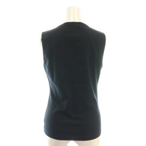 JIL SANDER ノースリーブカットソー プルオーバー S ブラック /DF GY57