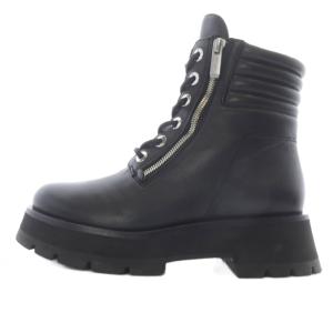 22AW kate ラグソール ダブルジップ サイドジップブーツ レザー ショート 38.5 黒 ブラック